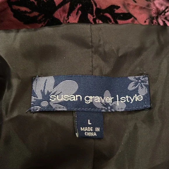 Susan Graver Jacket Sz Large - Picture 11 of 14